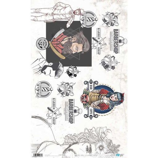 Papel arroz Papers for you 54x33cm PFY2473 It´s a man´s world PAPERS FOR YOU CENTROARTESANO