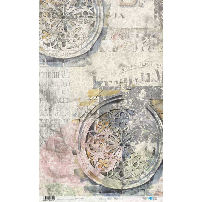 Papel arroz Papers for you 54x33cm PFY2631 Terror Glam PAPERS FOR YOU CENTROARTESANO