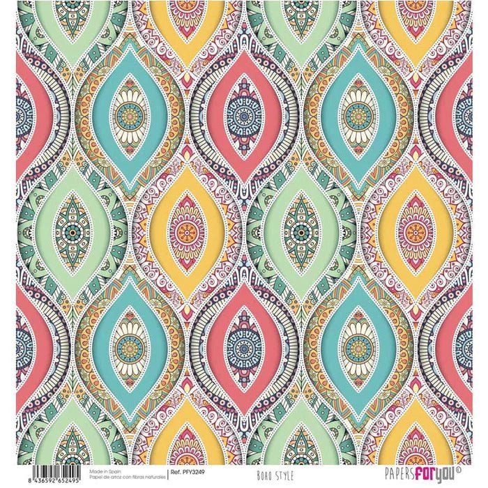 Papel arroz Papers for you 54x33cm PFY3260 Boho wedding style PAPERS FOR YOU CENTROARTESANO