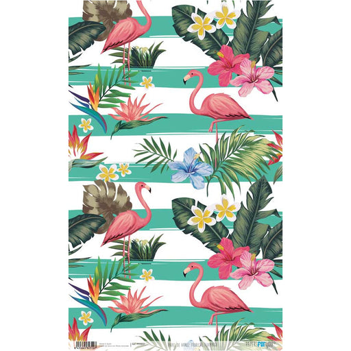 Papel arroz Papers for you 54x33cm PFY4231 Tropical Flamingo PAPERS FOR YOU CENTROARTESANO