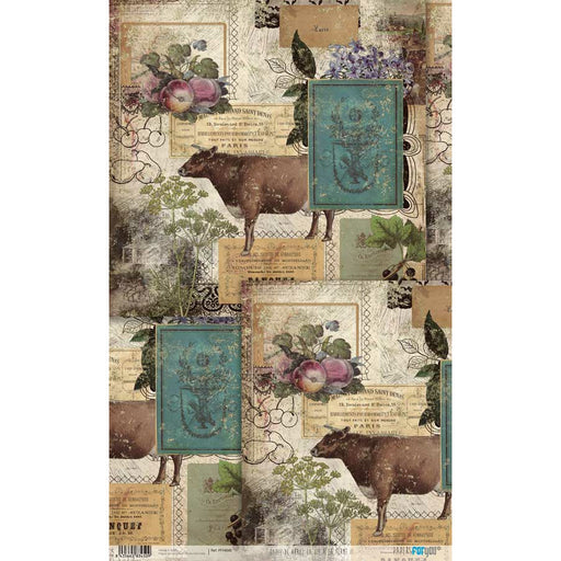 Papel arroz Papers for you 54x33cm PFY4345 La vie a la ferme II PAPERS FOR YOU CENTROARTESANO