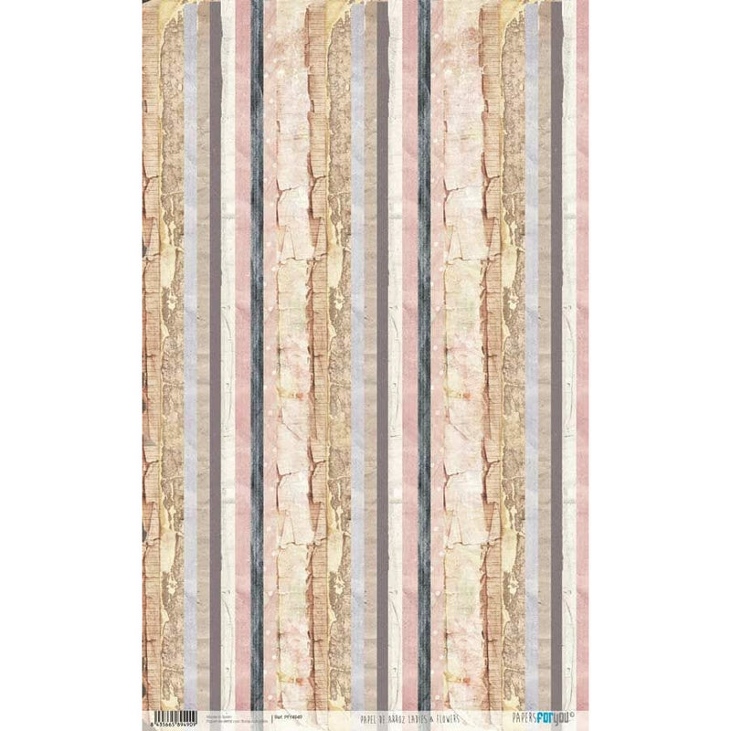 Papel arroz Papers for you 54x33cm PFY4949 Ladies & Flowers PAPERS FOR YOU CENTROARTESANO