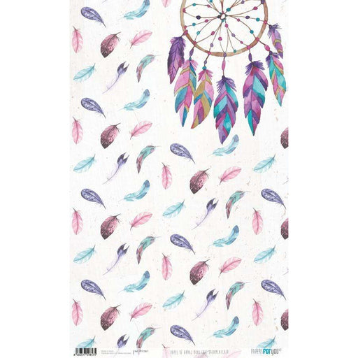 Papel arroz Papers for you PFY1857 Boho chic dreamcatcher 54x33cm PEPERS FOR YOU CENTROARTESANO