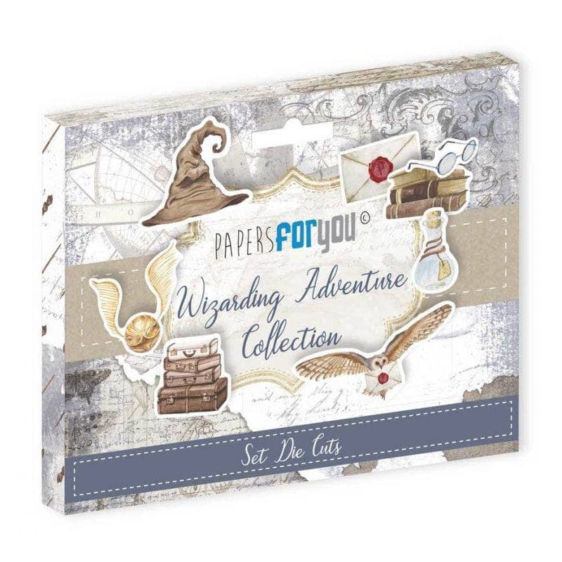 Papersforyou Die Cuts scrap PFY10479 Wizarding Adventure PAPERS FOR YOU CENTROARTESANO