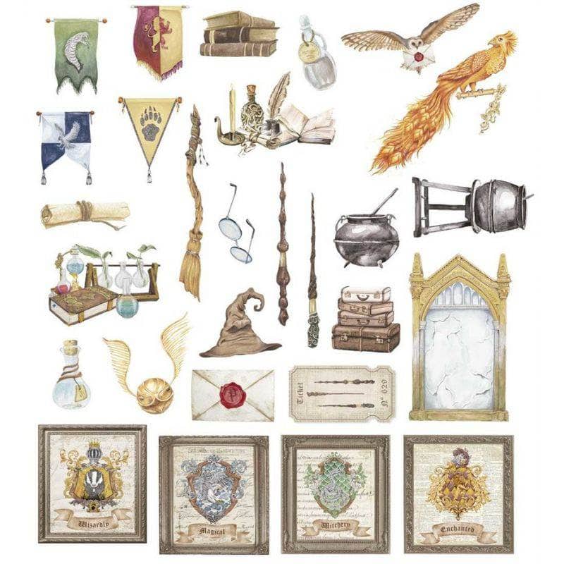 Papersforyou Die Cuts scrap PFY10479 Wizarding Adventure PAPERS FOR YOU CENTROARTESANO