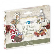 Papersforyou Die Cuts scrap PFY10815 All I Want for Christmas PAPERS FOR YOU CENTROARTESANO