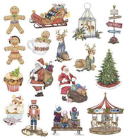 Papersforyou Die Cuts scrap PFY10815 All I Want for Christmas PAPERS FOR YOU CENTROARTESANO
