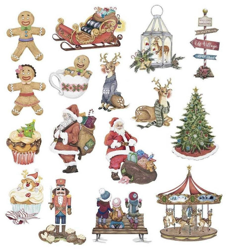 Papersforyou Die Cuts scrap PFY10815 All I Want for Christmas PAPERS FOR YOU CENTROARTESANO
