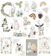 Papersforyou Die Cuts scrap PFY10819 Christmas in Gnomo Forest PAPERS FOR YOU CENTROARTESANO