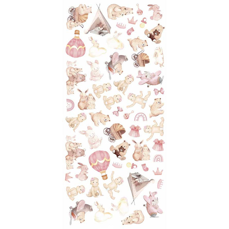 Papersforyou Die Cuts scrap pfyPFY3470 Baby girl World PAPERS FOR YOU CENTROARTESANO