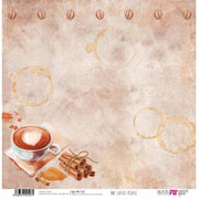 Papersforyou kit 12 papeles scrap PFY1106 One coffee please PEPERS FOR YOU CENTROARTESANO