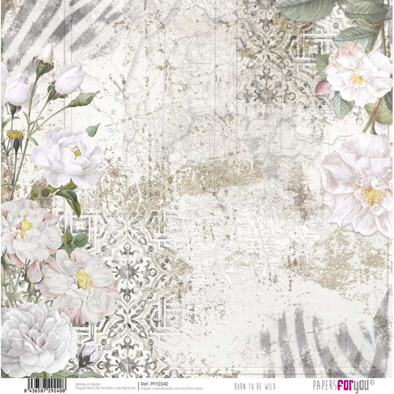 Papersforyou kit 12 scrap papers PFY2238 born to be wild