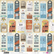 Papersforyou kit 12 papeles scrap PFY2443 It´s a man¨s World Collection PAPERS FOR YOU CENTROARTESANO