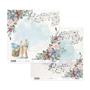 Papersforyou kit 12 papeles scrap PFY4260 Together Forver PAPERS FOR YOU CENTROARTESANO