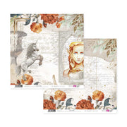 Papersforyou kit 12 papeles scrap PFY4577 The kingdom of the Elves PAPERS FOR YOU CENTROARTESANO