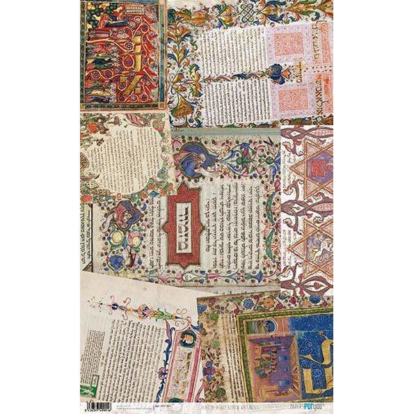 Papel arroz Papers for you 54x33cm PFY1991 Hebrew writings
