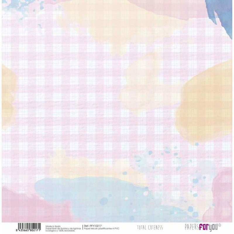 Papersforyou papel entelado scrap 30x30 PFY10217 Total cuteness PAPERS FOR YOU CENTROARTESANO