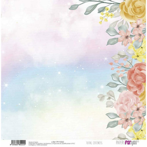 Papersforyou papel entelado scrap 30x30 PFY10222 Total cuteness PAPERS FOR YOU CENTROARTESANO