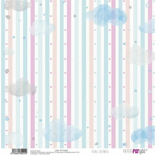 Papersforyou papel entelado scrap 30x30 PFY10224 Total cuteness PAPERS FOR YOU CENTROARTESANO