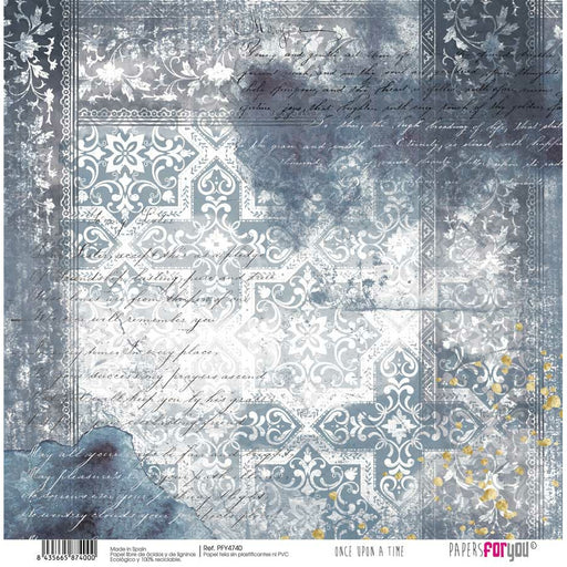 Papersforyou papel entelado scrap 30x30 PFY4740 Once upon a time PAPERS FOR YOU CENTROARTESANO