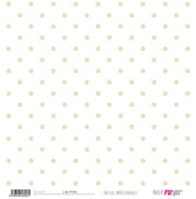 Papersforyou papel scrap basico PFY-046 beige lunares /vichy PAPERS FOR YOU CENTROARTESANO