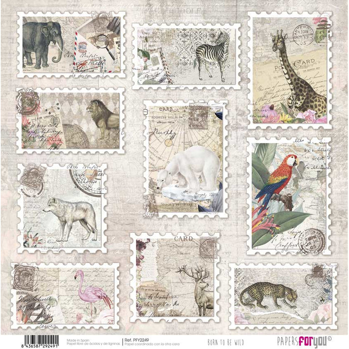 Papersforyou scrap paper Born to be wild PFY2249