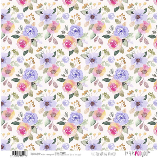 Papersforyou papel scrap  flowering project PFY-3199 PAPERS FOR YOU CENTROARTESANO