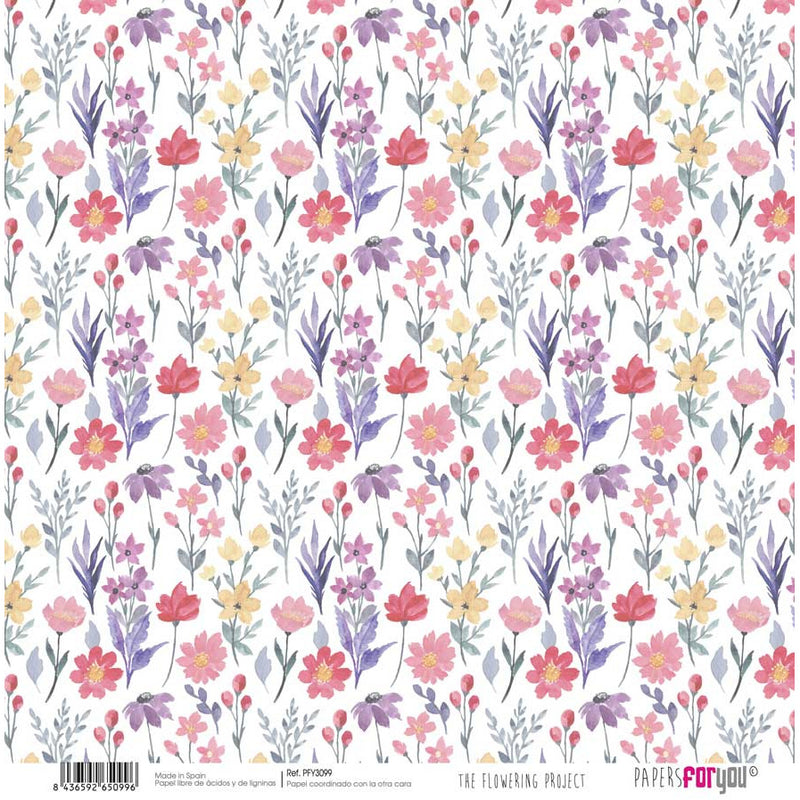 Papersforyou papel scrap  flowering project PFY-3199 PAPERS FOR YOU CENTROARTESANO