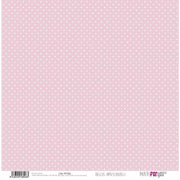 Papersforyou papel scrap  mini blanco/rosa bebe nubes  PFY-026 PAPERS FOR YOU CENTROARTESANO
