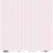 Papersforyou papel scrap  mini blanco/rosa bebe nubes  PFY-026 PAPERS FOR YOU CENTROARTESANO