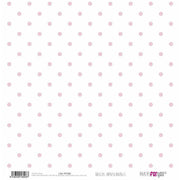 Papersforyou papel scrap  vichy/rosa bebe lunares  PFY-028 PAPERS FOR YOU CENTROARTESANO