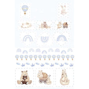 Papersforyou scrap PFY3223 pegatinas Baby boy World PAPERS FOR YOU CENTROARTESANO