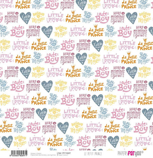 Papersforyou vellum scrap pfy10697 Le Petit Prince PAPERS FOR YOU CENTROARTESANO
