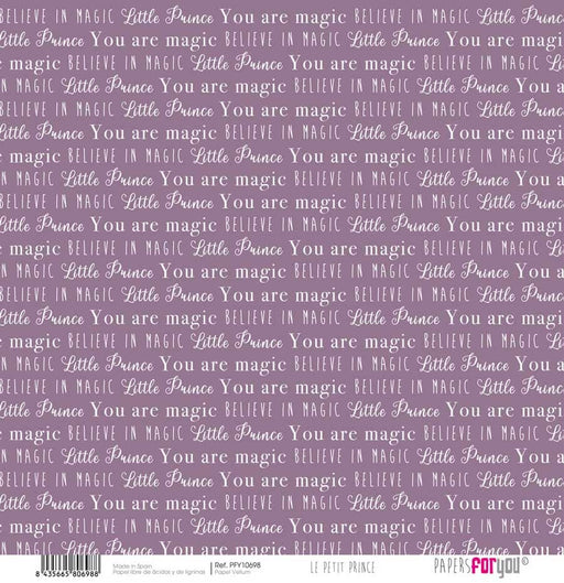 Papersforyou vellum scrap pfy10698 Le Petit Prince PAPERS FOR YOU CENTROARTESANO