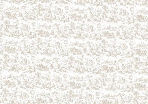 Tela encuadernación decorada 70x50cm PFY4322 Toile De Jouy globos tierra PAPERS FOR YOU CENTROARTESANO