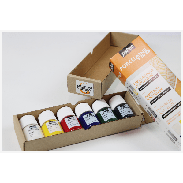 kit iniciacion pebeo porcelaine 150 6x20ml PEBEO CENTROARTESANO