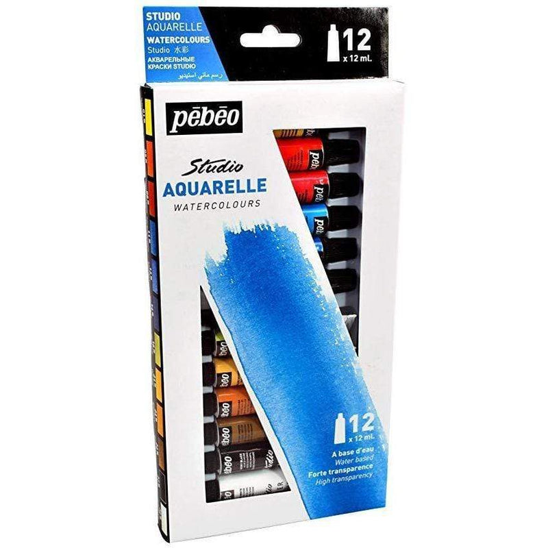 pebeo set 12 tubos 12ml acuarelas P668400 PEBEO Oferta CENTROARTESANO