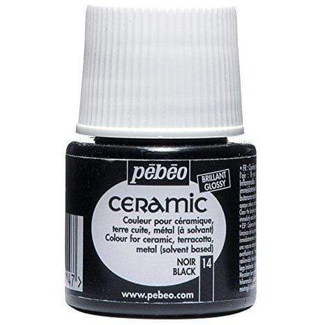 Pebeo Ceramic 14 negro PEBEO CENTROARTESANO