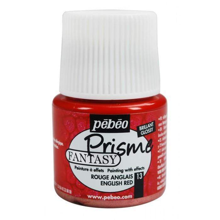 Pebeo fantasy prisme 45ml nº13 Rojo Inglés PEBEO CENTROARTESANO