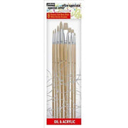 Pebeo pinceles set 8 cerda oleo/acrilico P950150 PEBEO CENTROARTESANO