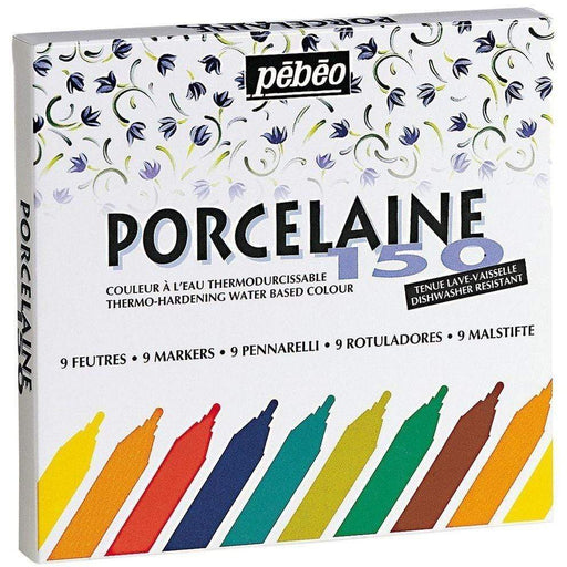 Pebeo set rotuladores porcelaine 150 9ud PEBEO CENTROARTESANO