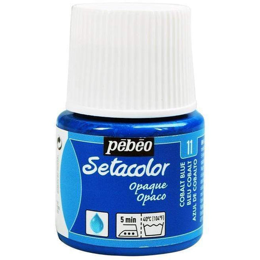 Pebeo Setacolor Opaco 45cc N║11 Azul Cobalto PEBEO CENTROARTESANO