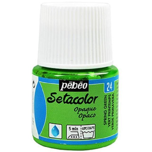 Pebeo Setacolor Opaco 45cc N║24 Verde primavera PEBEO CENTROARTESANO