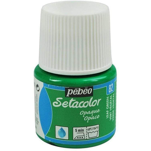 Pebeo Setacolor Opaco 45cc N║82 Verde vegetal PEBEO CENTROARTESANO