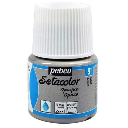 Pebeo Setacolor Opaco 45cc N║91 Gris PEBEO CENTROARTESANO