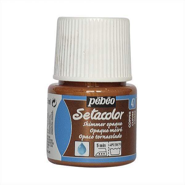 Pebeo Setacolor Opaco tornasolado 45cc N║47 Cobre PEBEO CENTROARTESANO