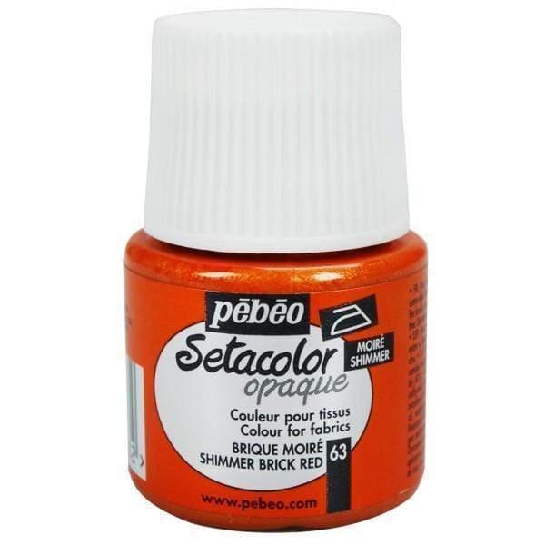 Pebeo Setacolor Opaco tornasolado 45cc N║63 Brique PEBEO CENTROARTESANO