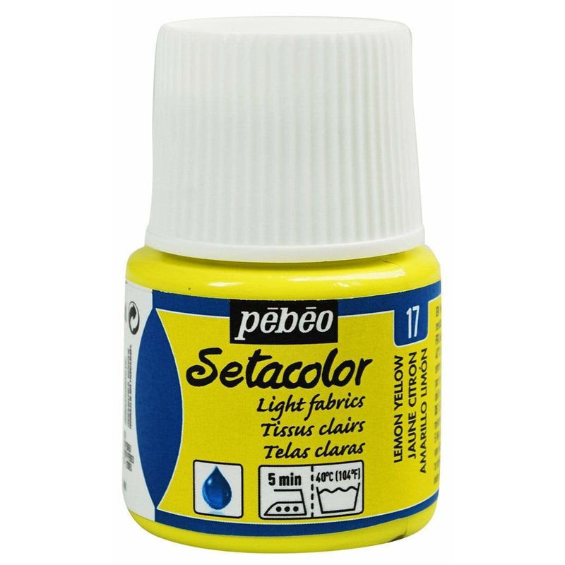 Pebeo Setacolor telas claras Amarillo limon pebeo CENTROARTESANO