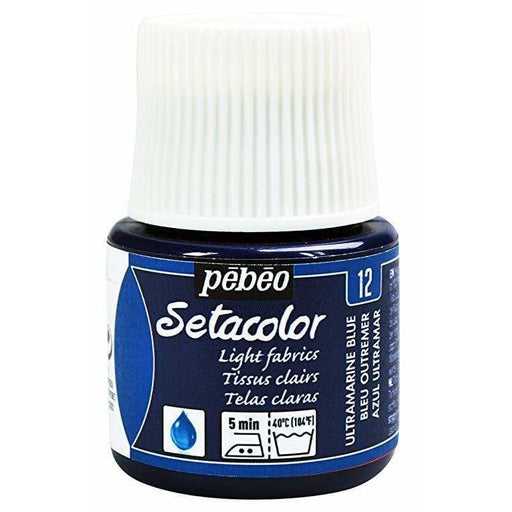 Pebeo Setacolor telas claras Azul ultramar pebeo CENTROARTESANO