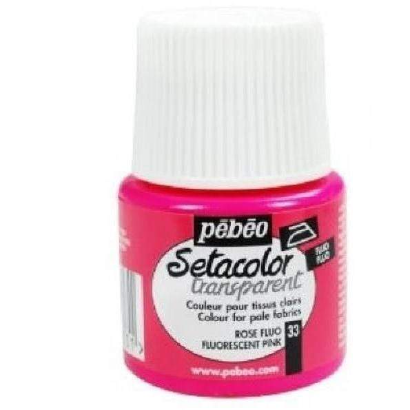 Pebeo setacolor transparente fluo 33 rosa PEBEO CENTROARTESANO